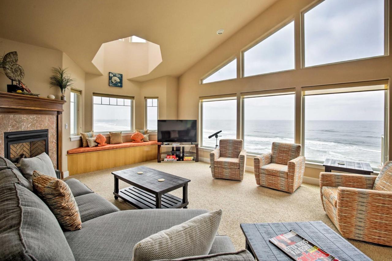 Oceanfront South Beach Home With Hot Tub And Sauna Newport Exteriér fotografie