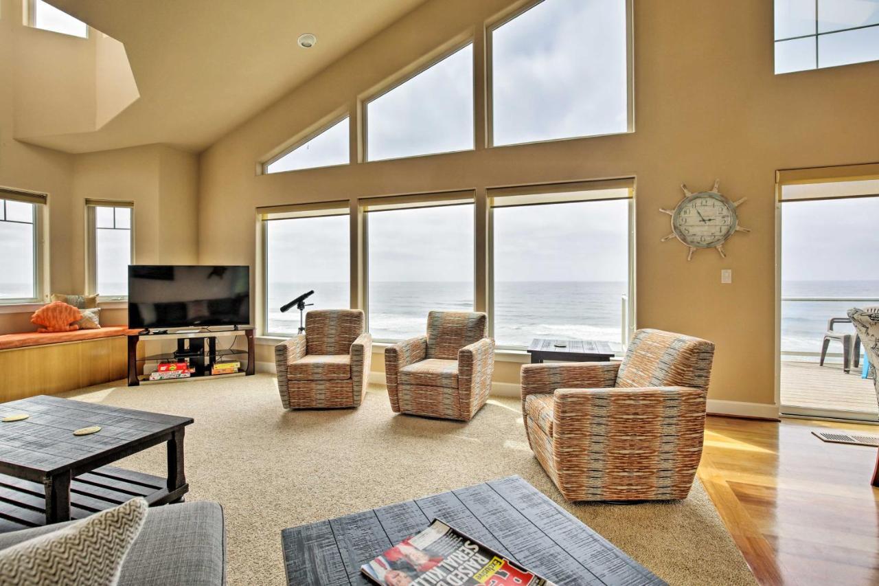 Oceanfront South Beach Home With Hot Tub And Sauna Newport Exteriér fotografie
